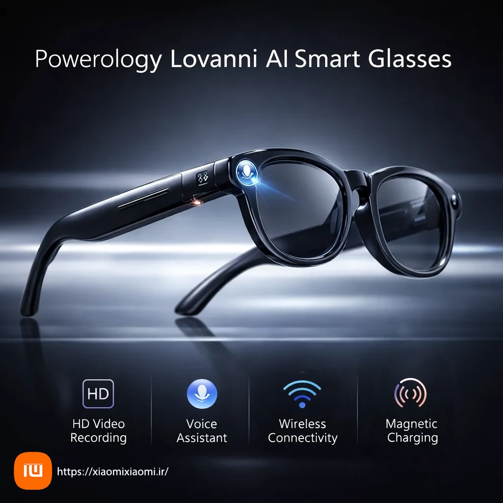عینک هوشمند پاورولوژی مدل POWEROLOGY LOVANNI PWAICM