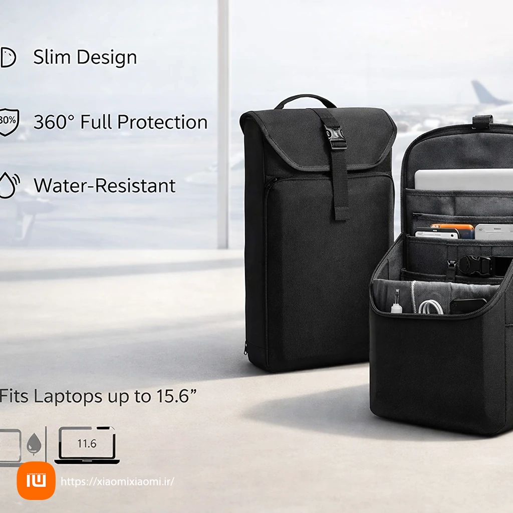 کیف لپ تاپ 16 اینچ گرین لاین مدل GREEN LION SLIM GEAR GNSLIMGRBP