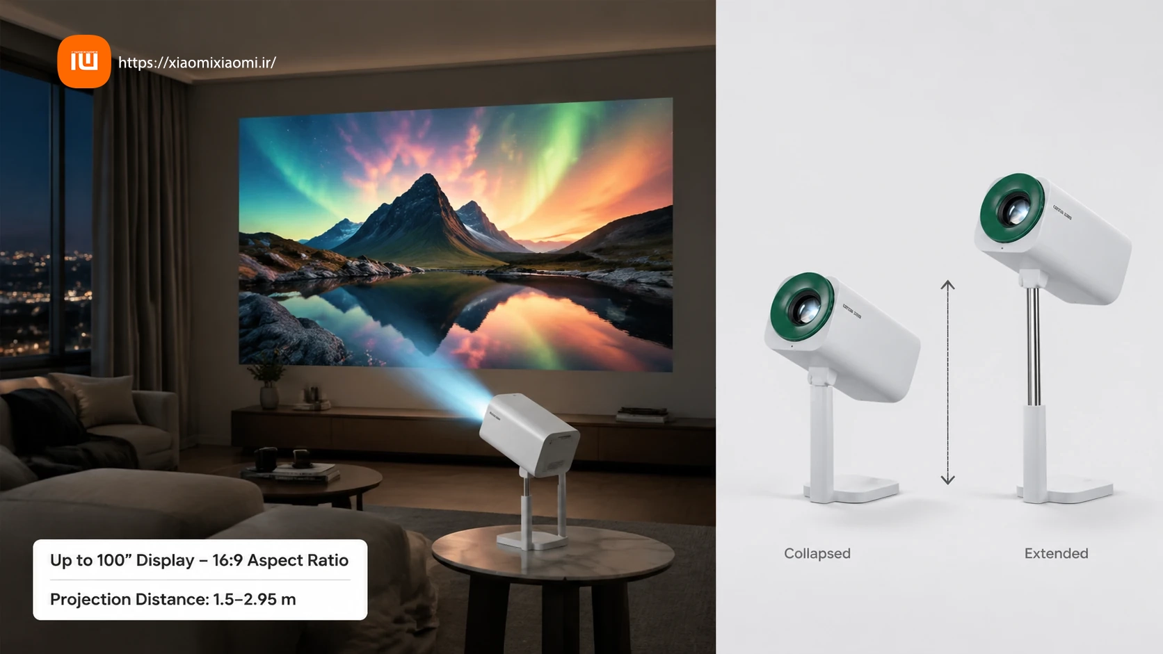 ویدئو پروژکتور گرین لاین مدل GREEN LION NOVA 2 GPJ4K8 GNNV2PRJTR