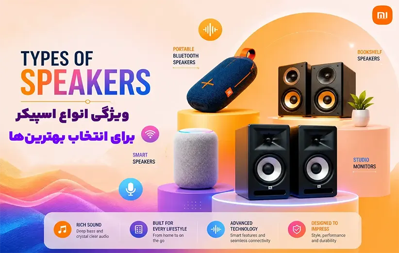 ویژگی انواع اسپیکر برای انتخاب بهترینها